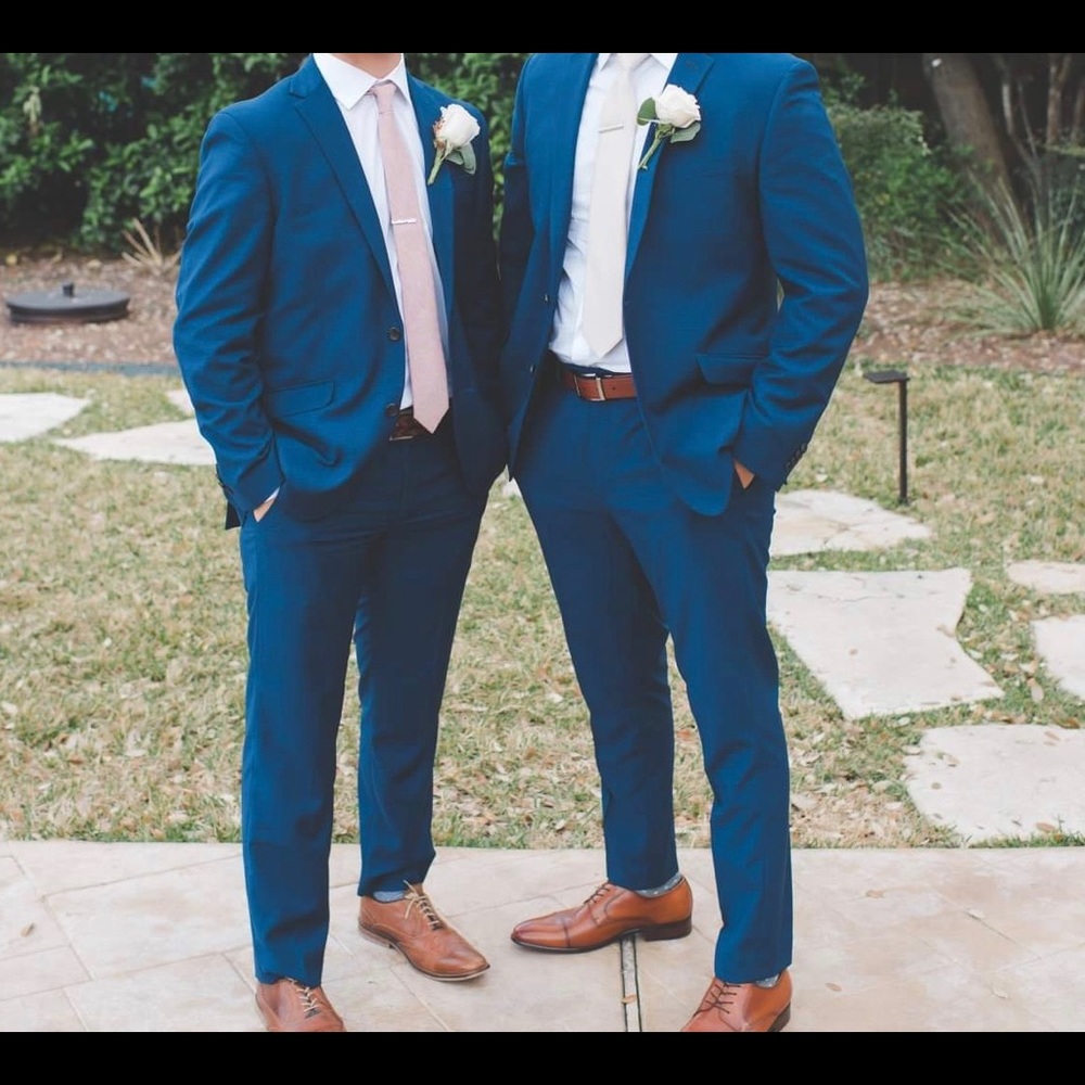 Kenneth Cole Reaction Navy Blue Suit